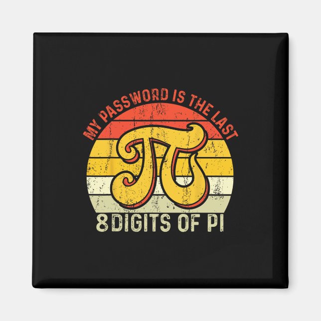 Imã Minha Palavra É Os Últimos 8 Dígitos De Pi (Frente)
