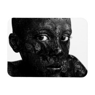 Ímã minha palavra em preto