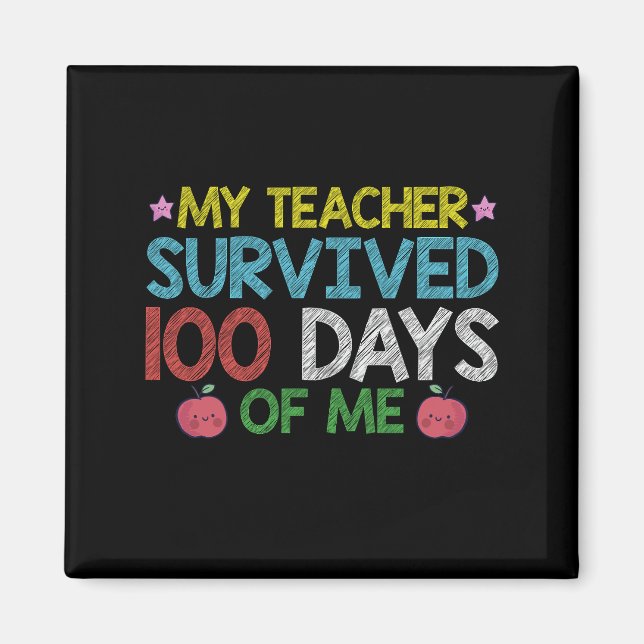 Imã Minha Professora Sobreviveu ao 100º Dia da Minha E (Frente)