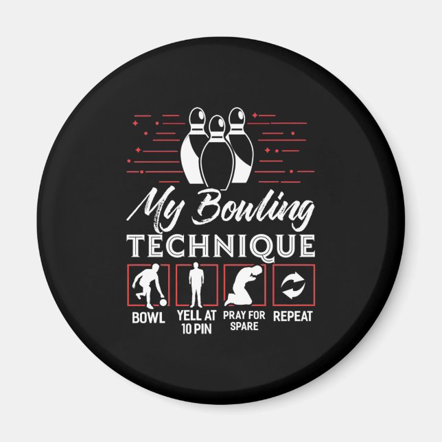 Imã Minha técnica de Boliche (Frente)