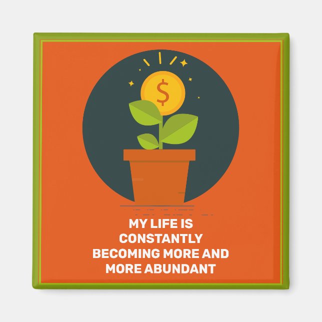 Imã Minha Vida Está Se Tornando Mais Abundante (Frente)