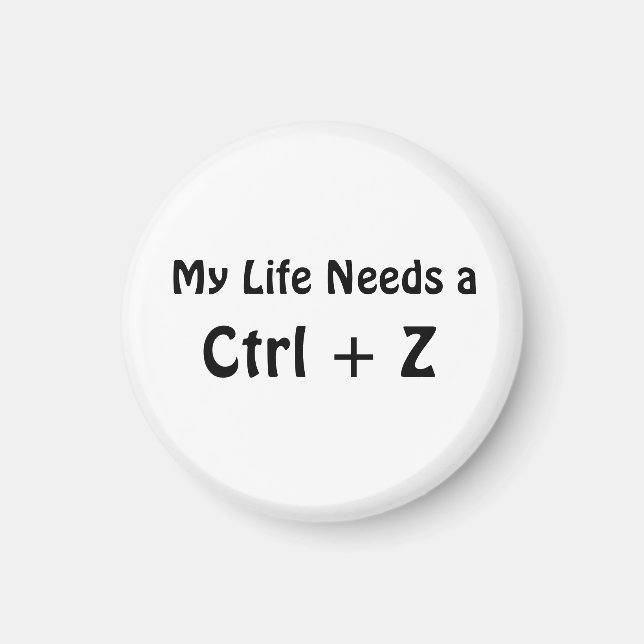 Imã Minha Vida Precisa de um Ctrl + Z (Frente)