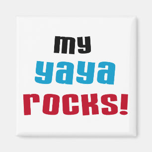 Imã Minha Yaya Rocks T shirts e presentes