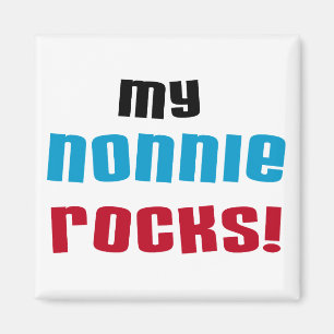 Imã Minhas camisetas e presentes de nonnie Rocks