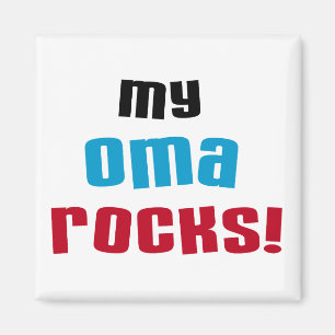 Imã Minhas T-shirts e presentes de Oma Rocks