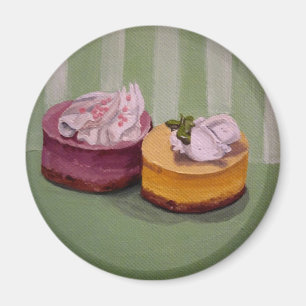 Imã Mini Cheesecakes Magnet