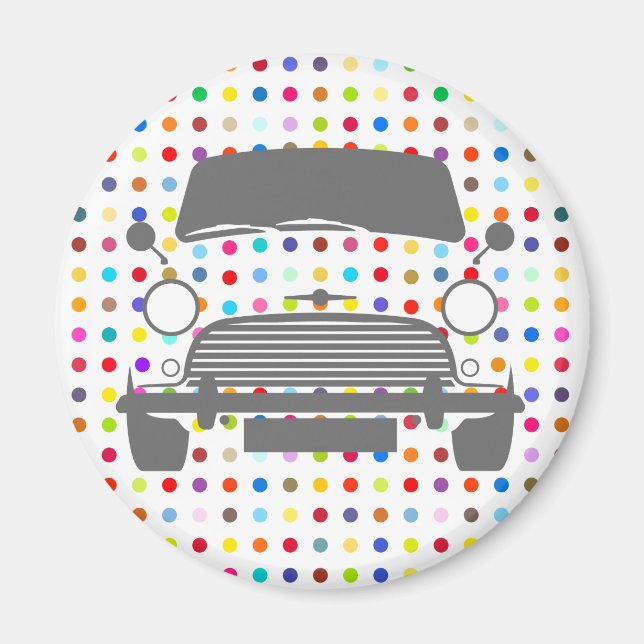 Imã Mini Cooper clássica de Damian (Frente)