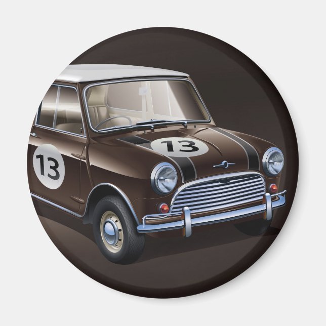 Imã Mini Cooper S marrom (Frente)