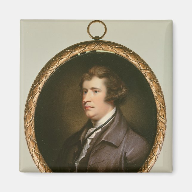 Imã Miniatura de Edmund Burke, 1795 (Frente)