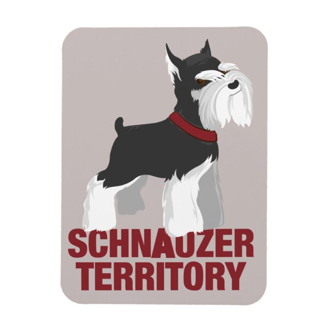 Ímã Miniatura - Magnet de Cachorro Schnauzer (Vertical)