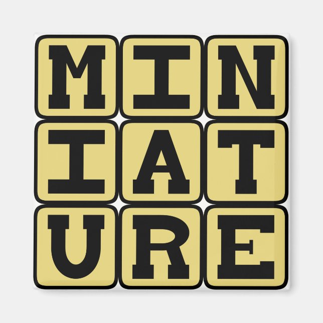 Imã Miniatura, Pequeno Colecionável (Frente)