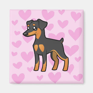 Imã Miniatura Pinscher / Manchester Terrier Love