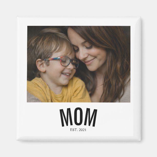 Imã Minimal Mom Established Vintage Instant Photo (Frente)