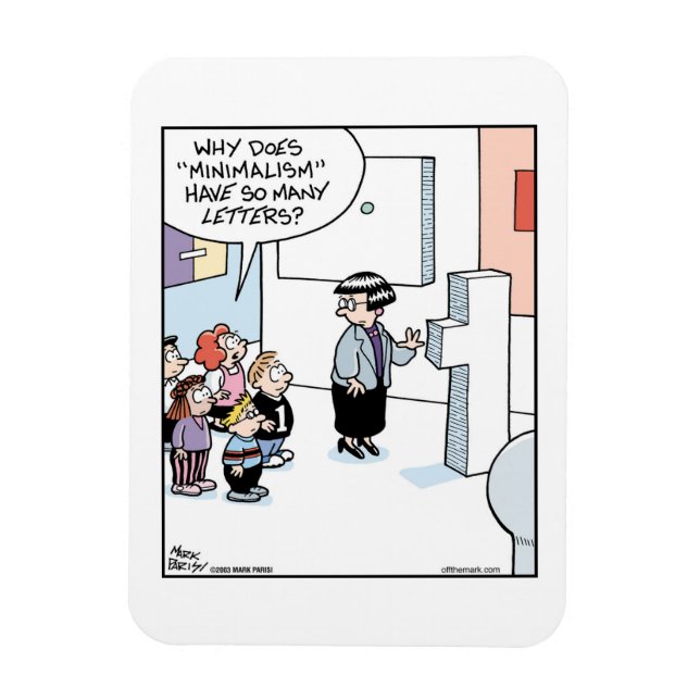 Ímã Minimalism Art (Vertical)