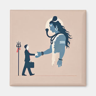 Imã  minimalism image of an ordinary person greeting g