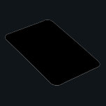 Ímã Minimalist Black Cat Silhouette<br><div class="desc">Stylish black cat silhouette in minimalist style – perfect for Halloween, pet lovers, and chic everyday gifts. Add a touch of mysterious charm and feline elegance to your lifestyle with this minimalist black cat silhouette design. Featuring a sleek and sophisticated illustration of a black cat in profile, this versatile artwork...</div>