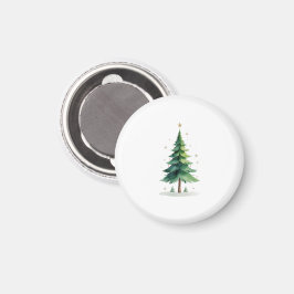 Imã Minimalist Christmas Pine Tree Magnet – Holiday De