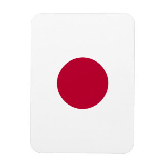 Ímã Minimalist Red Circle Design Spiral