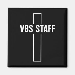 Imã Minimalista Equipe Vbs 2025 Escola Bíblica de Féri