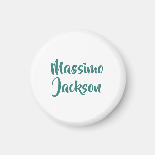 Imã Minimalista Profissional Adicionar Nome Personaliz