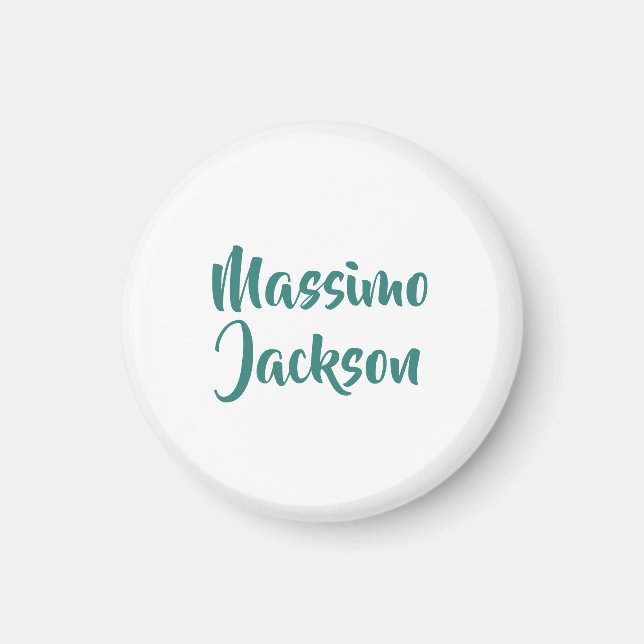 Imã Minimalista Profissional Adicionar Nome Personaliz (Frente)