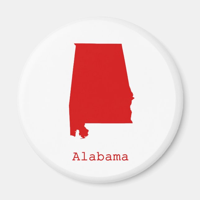 Imã Mínimo Alabama Estados Unidos (Frente)