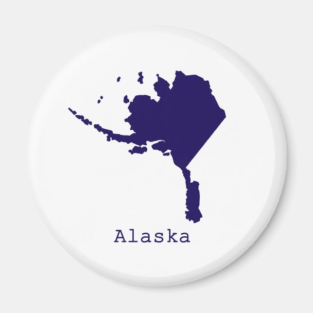 Imã Mínimo Alasca Estados Unidos (Frente)