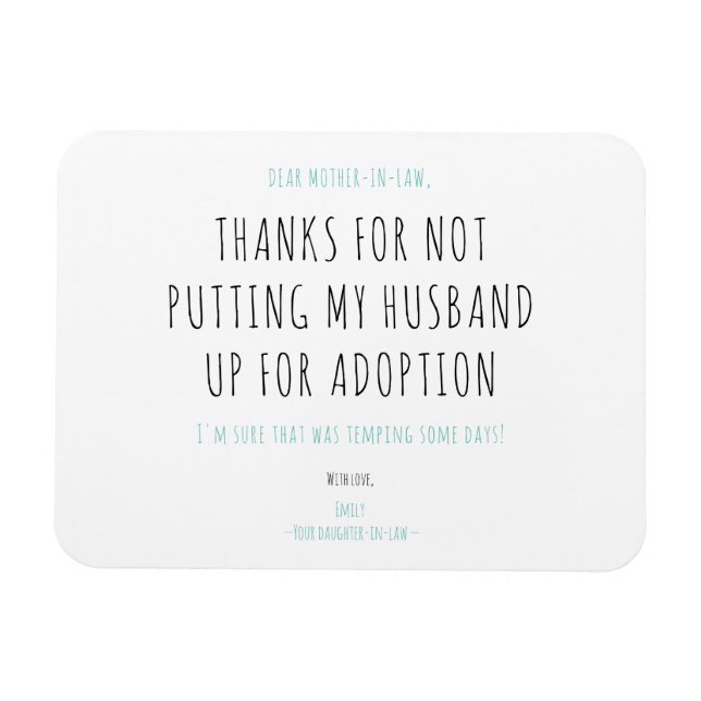 Ímã Mínimo Engraçado Escrita Manuscrita Mão-de-Obra (Horizontal)