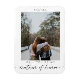 Ímã Mínimo Você será minha Matriz de Honra Foto Chic