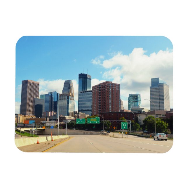 Ímã Minneapolis Minnesota (Horizontal)