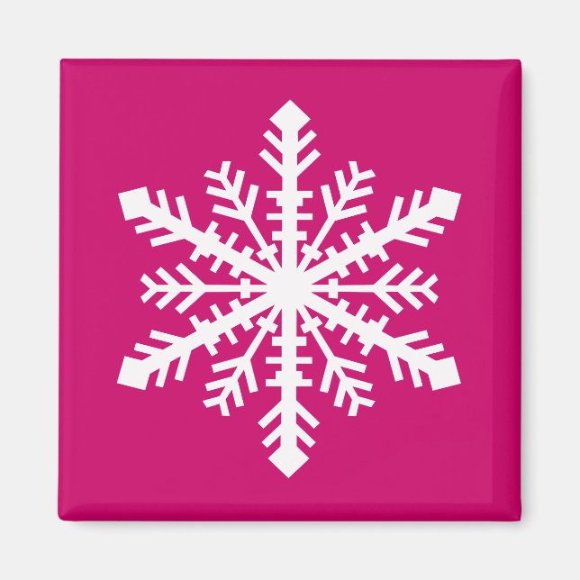 Imã Minnesnowta Snowflake (Frente)