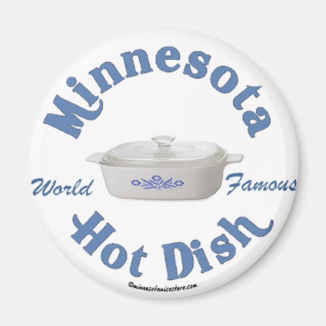 Imã Minnesota Hot Dish Magnet (Frente)