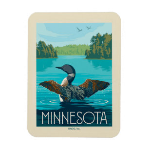 Ímã Minnesota   Loon