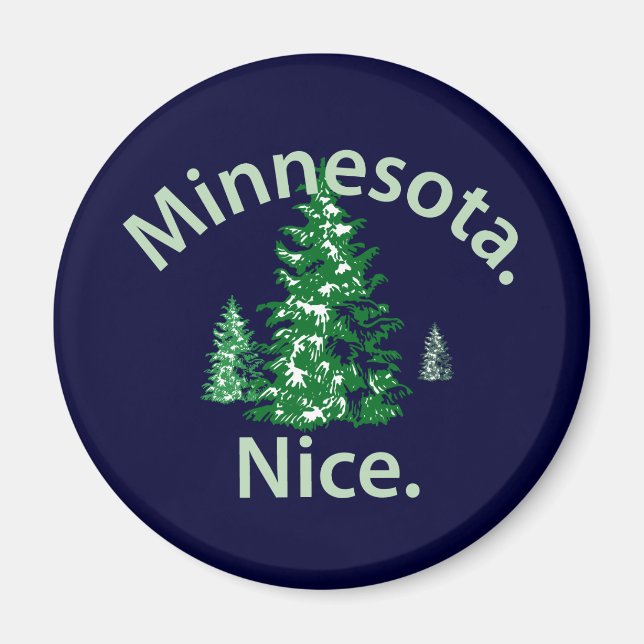 Imã Minnesota Nice. Ponto! (Frente)
