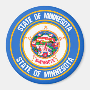 Imã Minnesota Round Emblem