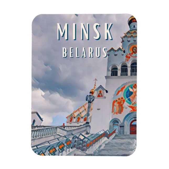 Ímã Minsk, ville de la gastronomie biélorusse (Vertical)