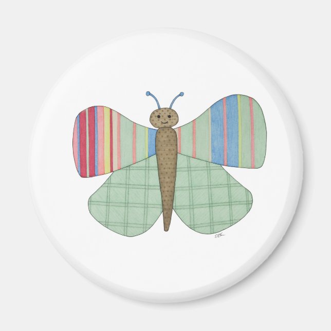 Imã Mint Butterfly Magnet (Frente)