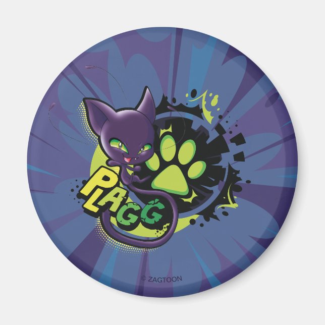 Imã Miraculous Kwami Plagg (Frente)