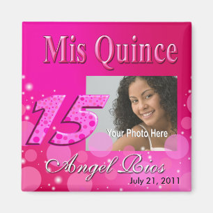 Imã Mis Quince I Photo Party Magnet