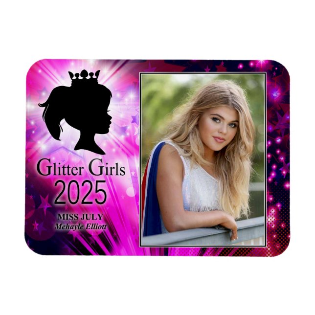 Ímã Miss julho de 2025 (Horizontal)