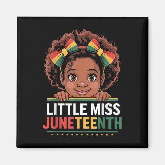 Imã Miss Juneteenth Freedom Black American African Gir