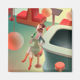 Imã Miss Meow - Bar Noturno