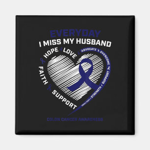 Imã Miss Meu Marido Amando Memória Marido Cancer Colon