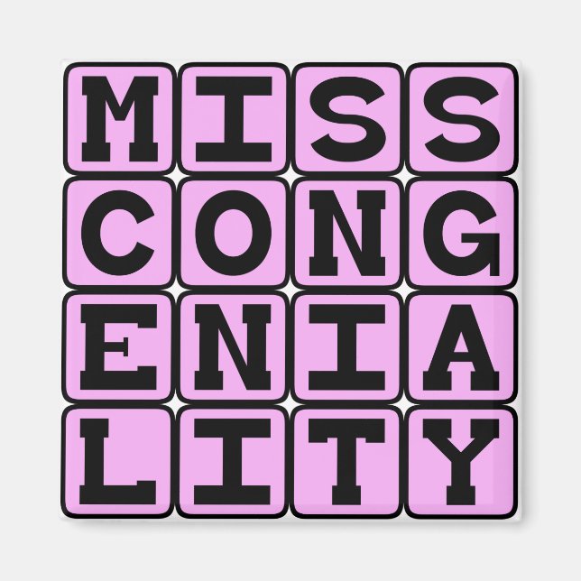 Imã Miss Simpatia, Prêmio do Concurso (Frente)
