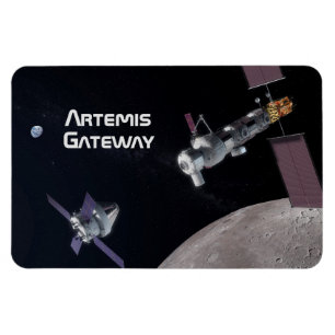 Ímã Missão da lua de Artemis Orion SLS