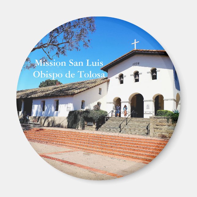 Imã Missão San Luis Obispo de Tolosa Magnet (Frente)