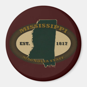 Imã Mississipi no Leste. 1817