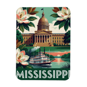 Ímã Mississippi EUA Delta Blues História do Sul 🎸