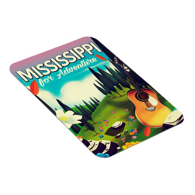 Ímã Mississippi Para aventura (Lado Direito)