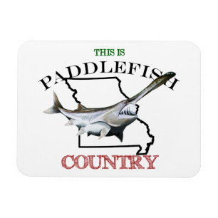 Ímã Missouri é Paddlefish Country